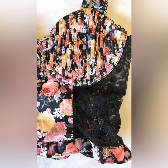 For Love & Lemons Black Gardenia Bustier - Picture 6 of 11